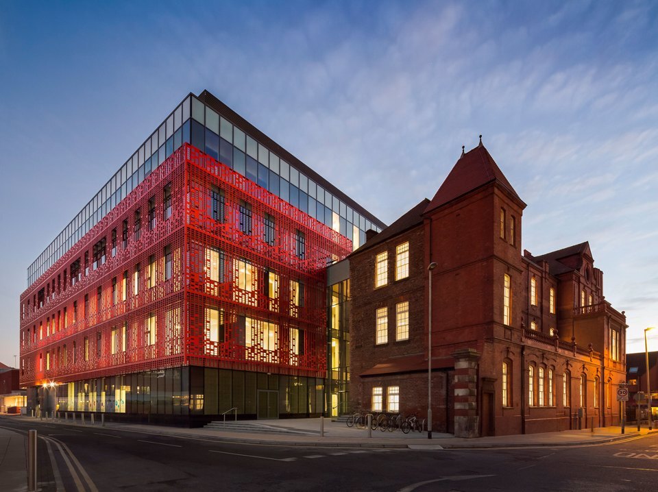 Citylabs 1.0 building at night