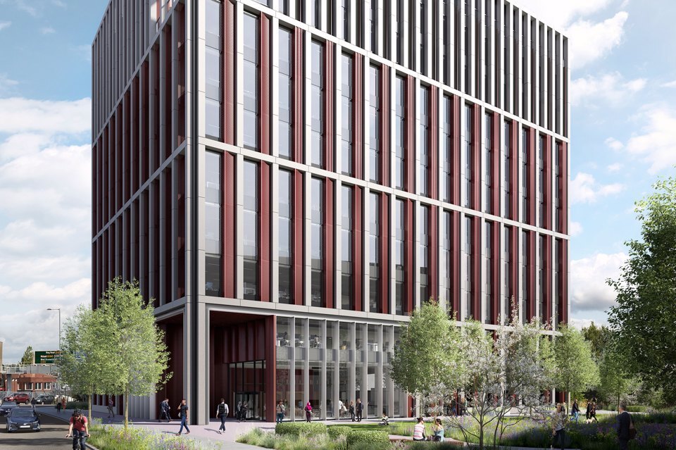 External view of Enterprise Wharf at Innovation Birmingham