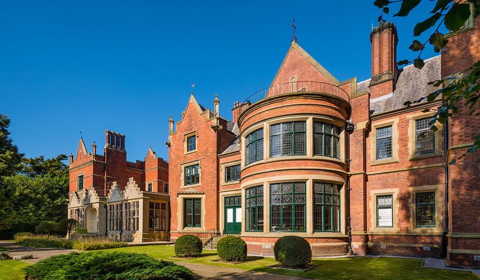 Outside view of Abney Hall.